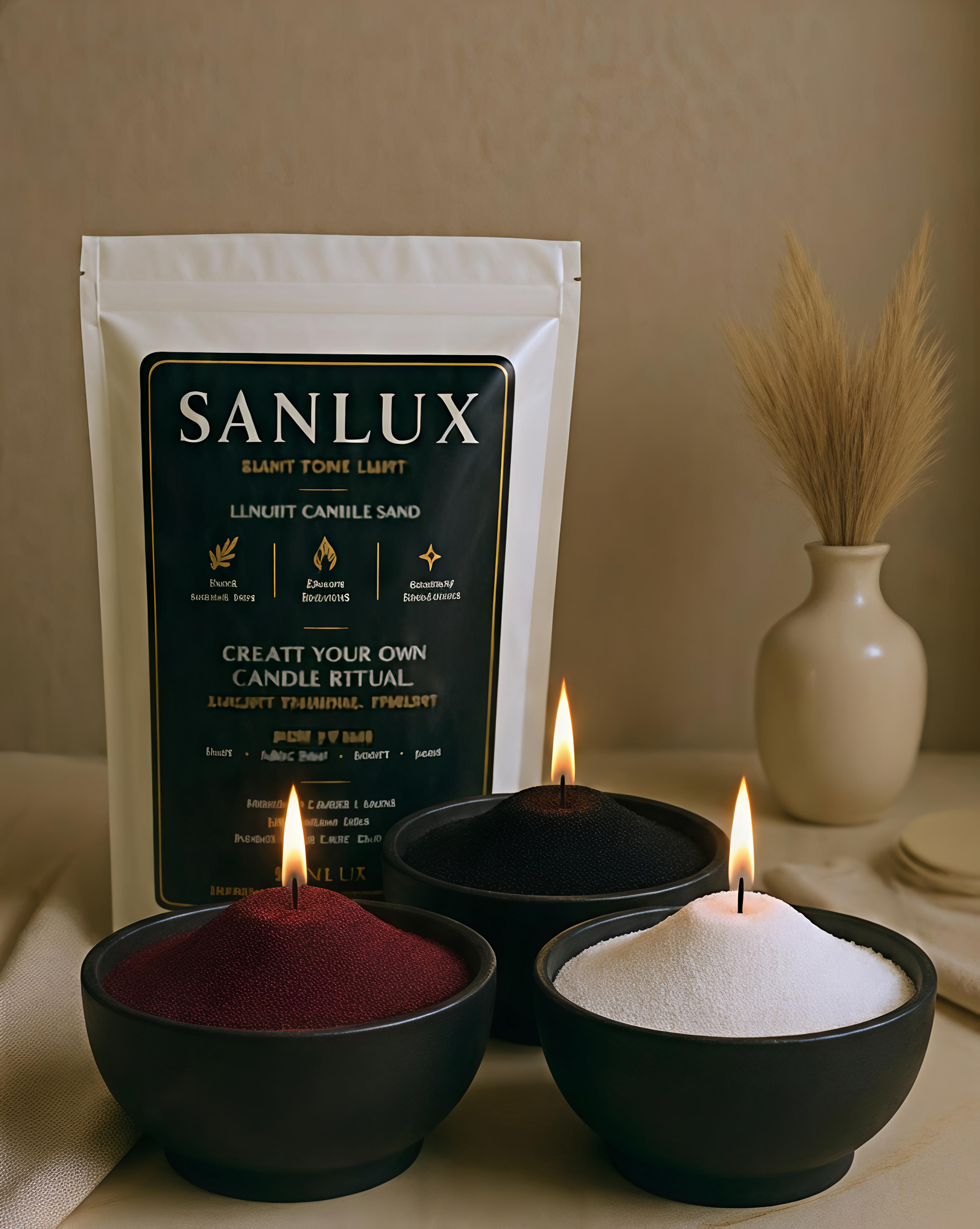 SANLUX SAND CANDLE