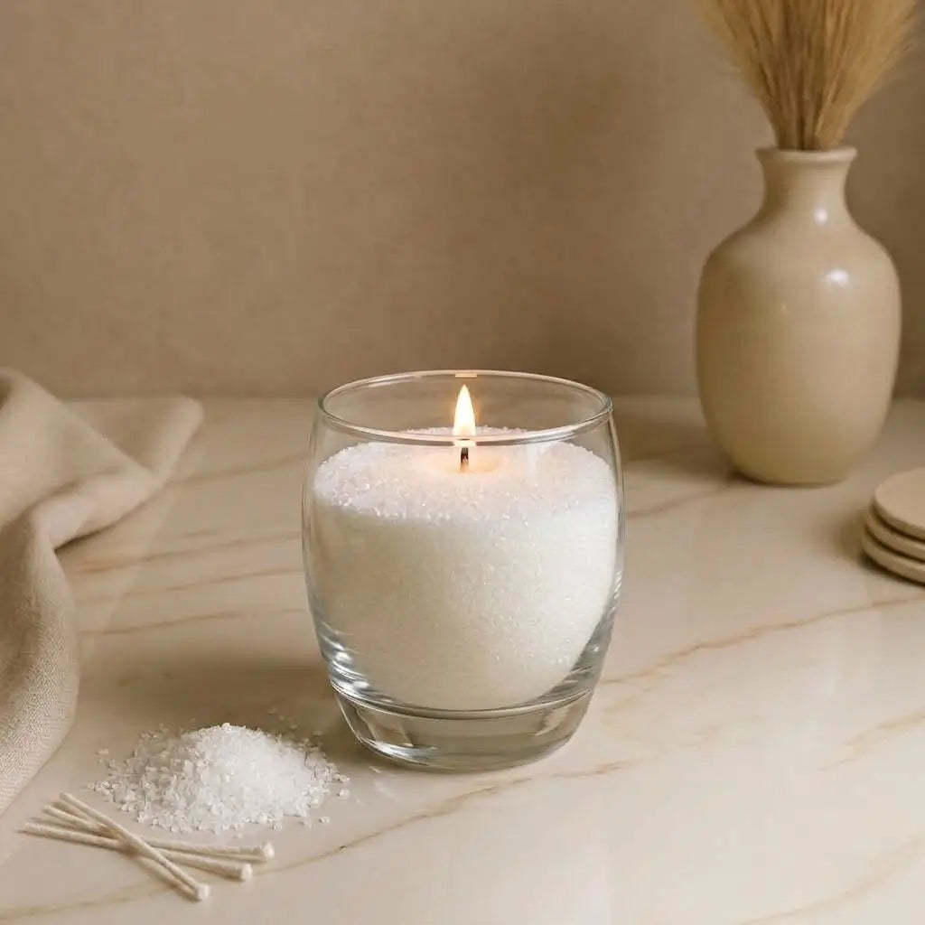 Glass Cup Candle Holder