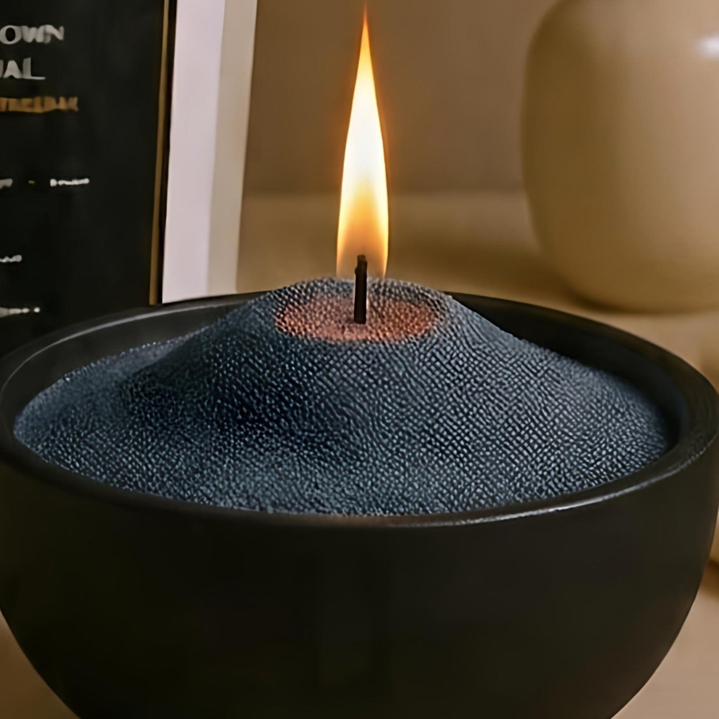 SANLUX Cozy Starter Set – Sand Candle Gift Set with Holder