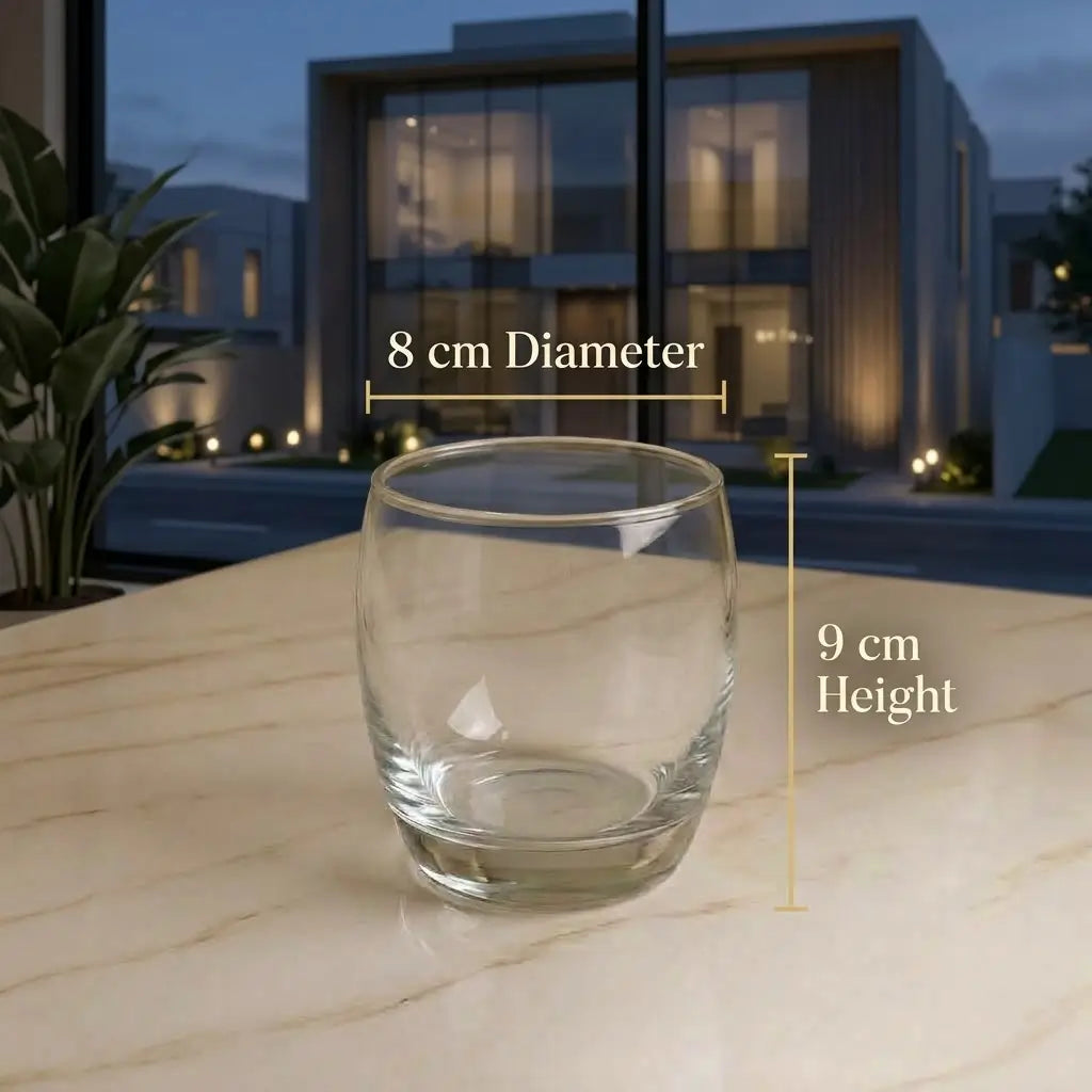 Glass Cup Candle Holder