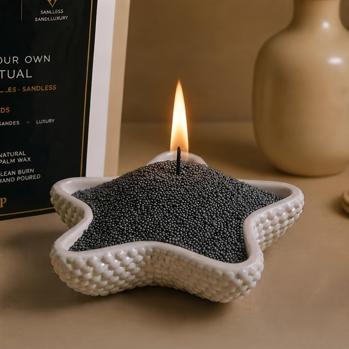 Marble Candle Holder - S A N L U X