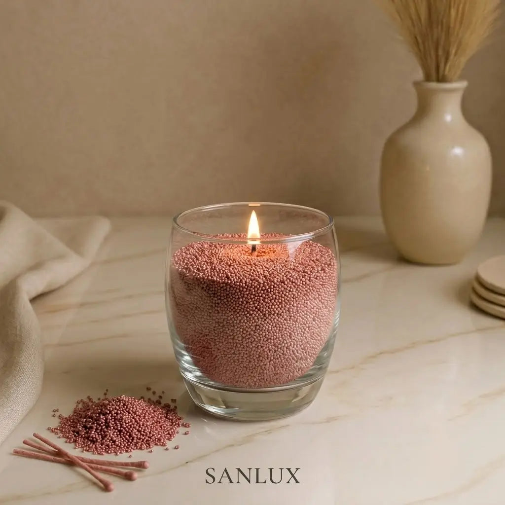Glass Cup Candle Holder